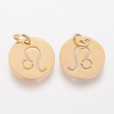 304 Stainless Steel Charms STAS-Q201-T445-5G-1