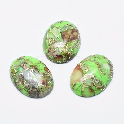 Regalite/Imperial Jasper/Sea Sediment Jasper Cabochons X-G-E464-42C-1