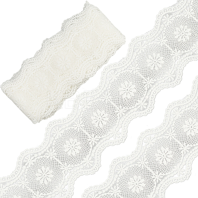 5 Yards Flat Cotton Lace Ribbon OCOR-GF0004-71A-02-1