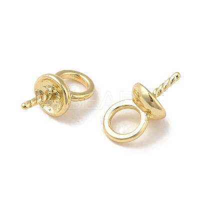 Brass Bead Cap Bails LS-KK-G499-09A-G-1
