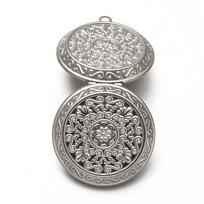 Tarnish Resistant 316 Stainless Steel Locket Pendants X-STAS-P268-10P-1