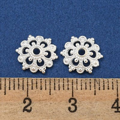925 Sterling Silver Bead Caps STER-C007-04D-S-1