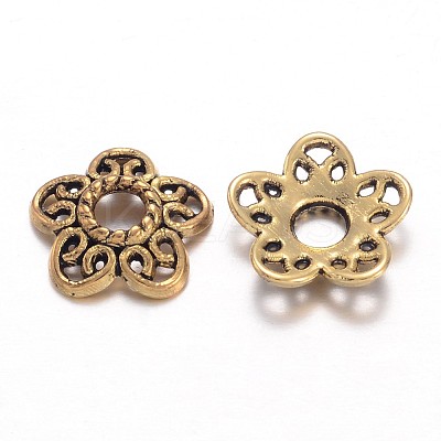 Tibetan Style Alloy Bead Caps LS-GLF10597Y-1