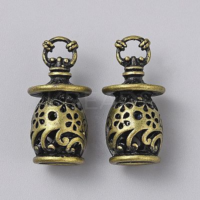 Tibetan Style Alloy Pendant Barn Lights Outdoor FIND-WH0431-37F-1