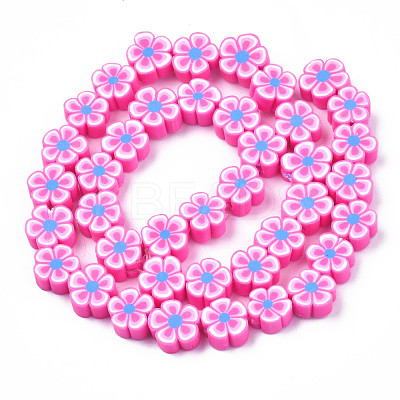 Handmade Polymer Clay Bead Strands CLAY-N011-48A-08-1