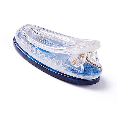 Cellulose Acetate(Resin) and Plasic Alligator Hair Clips PHAR-C008-01C-1