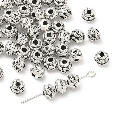 Tibetan Style Alloy Flower Spacer Beads X-TIBEB-O004-74-1