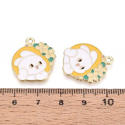 Alloy Enamel Pendants ENAM-T022-62A-1