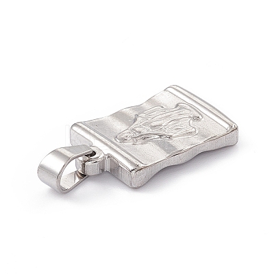Non-Tarnish 304 Stainless Steel Pendants STAS-H171-03P-1