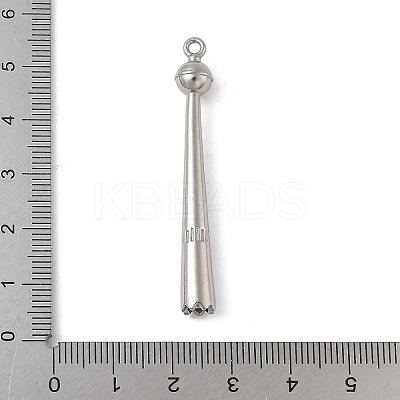 304 Stainless Steel Big Pendants STAS-Z153-08P-1