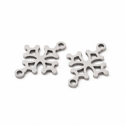 Non-Tarnish 201 Stainless Steel Connector Charms X-STAS-K251-097P-1