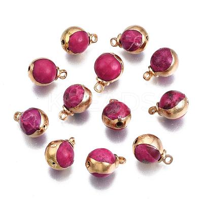 Natural Regalite/Imperial Jasper/Sea Sediment Jasper Charms G-T111-11E-1