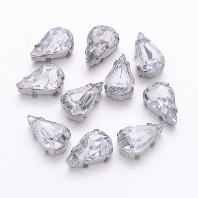 Sew on Rhinestone GACR-A001-6x10-01P-1