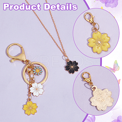 32Pcs 16 Styles Alloy Enamel Shoes Charms HJEW-PH01947-1