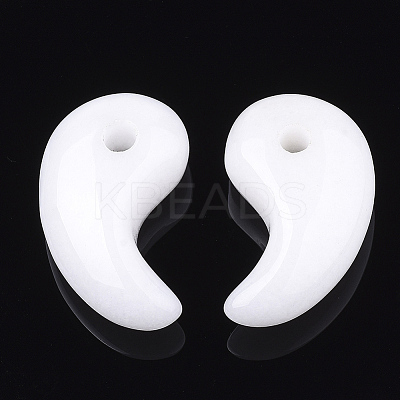 Natural White Jade Pendants G-S294-07A-1