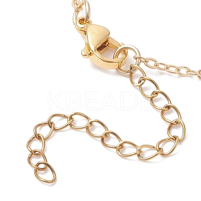 Natural Mixed Gemstone Beaded Link Bracelets BJEW-JB12851-1