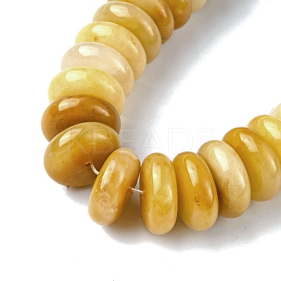 Natural Topaz Jade Beads Strands G-F743-01G-02-1