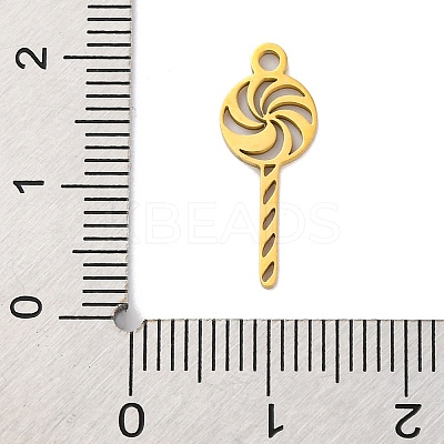 201 Stainless Steel Pendants STAS-Q015-06G-1