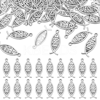 120Pcs Tibetan Style Alloy Pendants TIBEP-HY0001-12AS-1