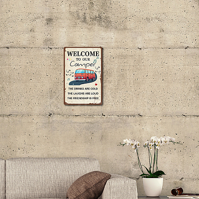 Tinplate Sign Poster AJEW-WH0157-506-1