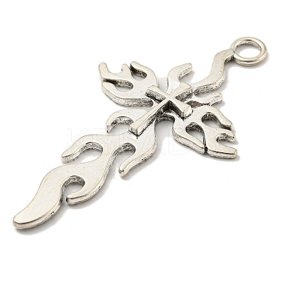 Tibetan Style Alloy Big Pendants LS-TIBE-L013-02AS-01-1