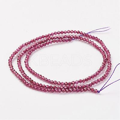 Natural Grade AA Garnet Bead Strand G-G680-04-1