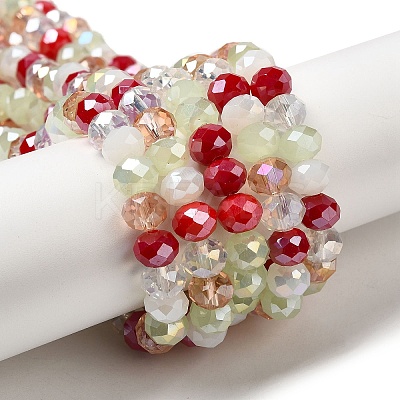 Glass Beads Strands EGLA-A034-M8mm-57-1