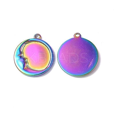Ion Plating(IP) 304 Stainless Steel Pendants STAS-C066-09M-1