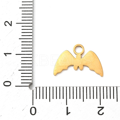 304 Stainless Steel Enamel Halloween Theme Pendants STAS-Z164-03G-04-1
