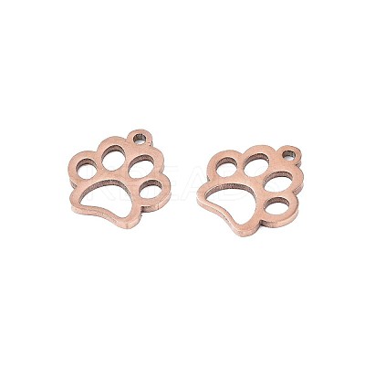 304 Stainless Steel Charms STAS-Q201-T179RG-1