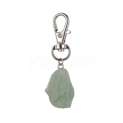 5Pcs 5 Styles Nuggets Gemstone Pendant Decoraiton HJEW-JM01435-S-1
