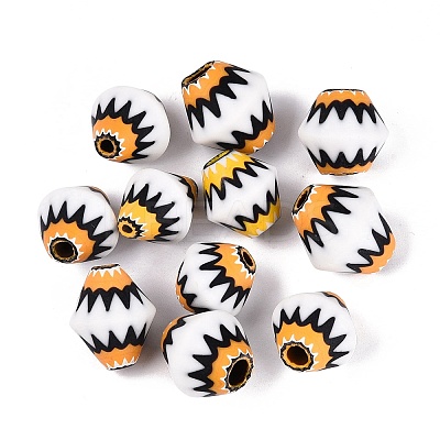 Handmade Millefiori Glass Barrel Beads LA-N002-25A-1