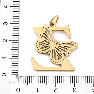 Ion Plating(IP) 201 Stainless Steel Pendants STAS-N103-184G-Z-1