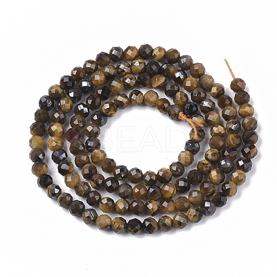 Natural Tiger Eye Beads Strands X-G-S361-3mm-012-1