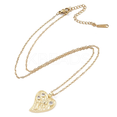 201 Stainless Steel Cable Chain Necklaces NJEW-P309-16B-G-1