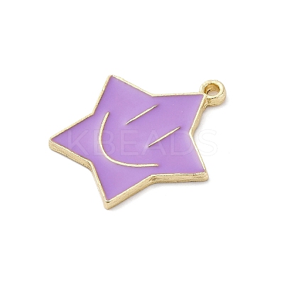 Alloy Enamel Pendants ENAM-F152-05G-05-1