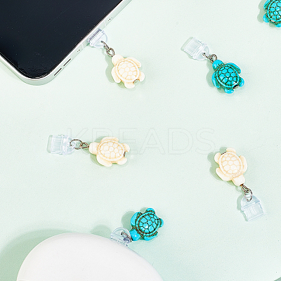 4Pcs 2 Colors Plastic Mobile Dustproof Plugs HJEW-CN00014-1