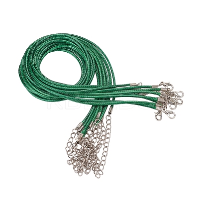 Waxed Cord Necklace Making X-NCOR-T001-46-1