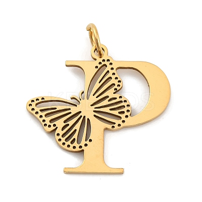 Ion Plating(IP) 201 Stainless Steel Pendants STAS-N103-184G-P-1
