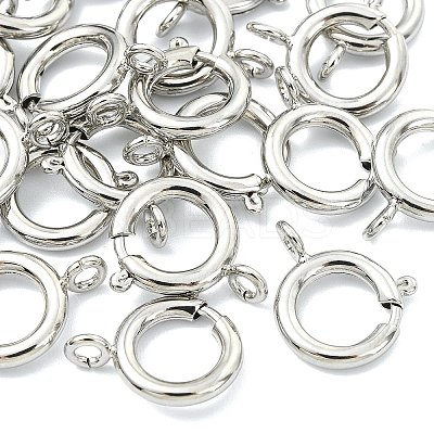 SHEGRACE Brass Spring Ring Clasps XGRPCN932-223P-1