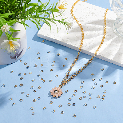 120Pcs 304 Stainless Steel Open Jump Rings STAS-UN0060-83A-1