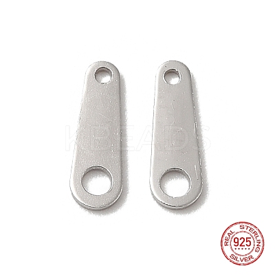 Anti-Tarnish 925 Sterling Silver Links STER-D006-07P-1