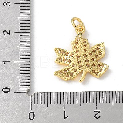 Brass Micro Pave Cubic Zirconia Pendants KK-P292-09G-1