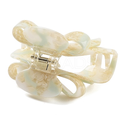 Cellulose Acetate & Iron Claw Hair Clips AJEW-K047-02F-1