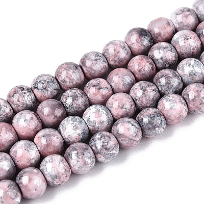 Baking Paint Glass Beads Strands X-DGLA-N016-4mm-03-1