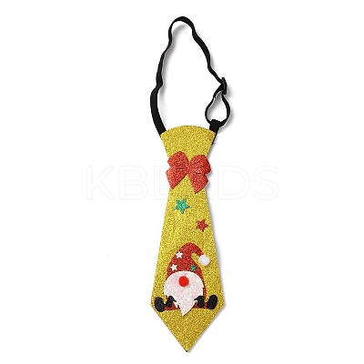 Chistmas Theme Non-woven Fabrics Necktie LS-AJEW-L092-A04-1