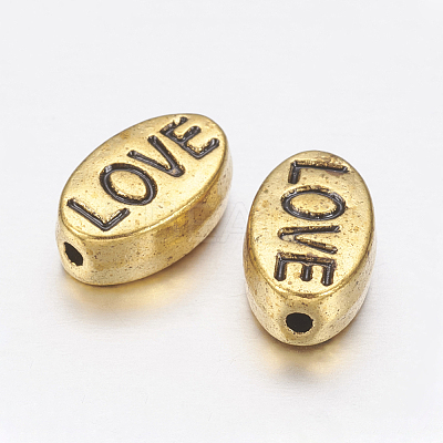 Tibetan Style Alloy Beads TIBEB-5850-AG-RS-1