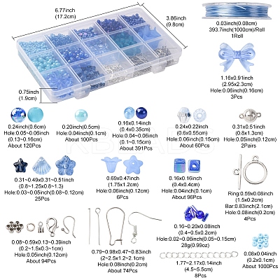 DIY Jewelry Set Making Findings Kits DIY-FS0008-58-1