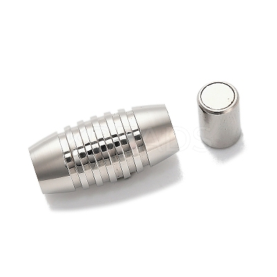 304 Stainless Steel Magnetic Clasps STAS-K296-03A-P-1
