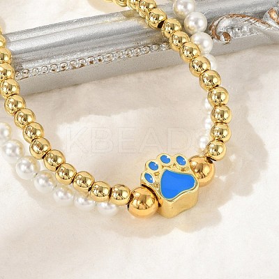 Brass Multi-strand Bracelets BJEW-M056-09G-1